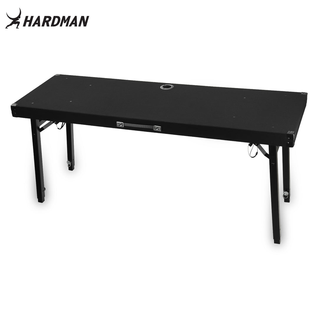 Hardman DTS1 klappbarer DJ-Tisch, 154 x 52 cm, mit Tasche