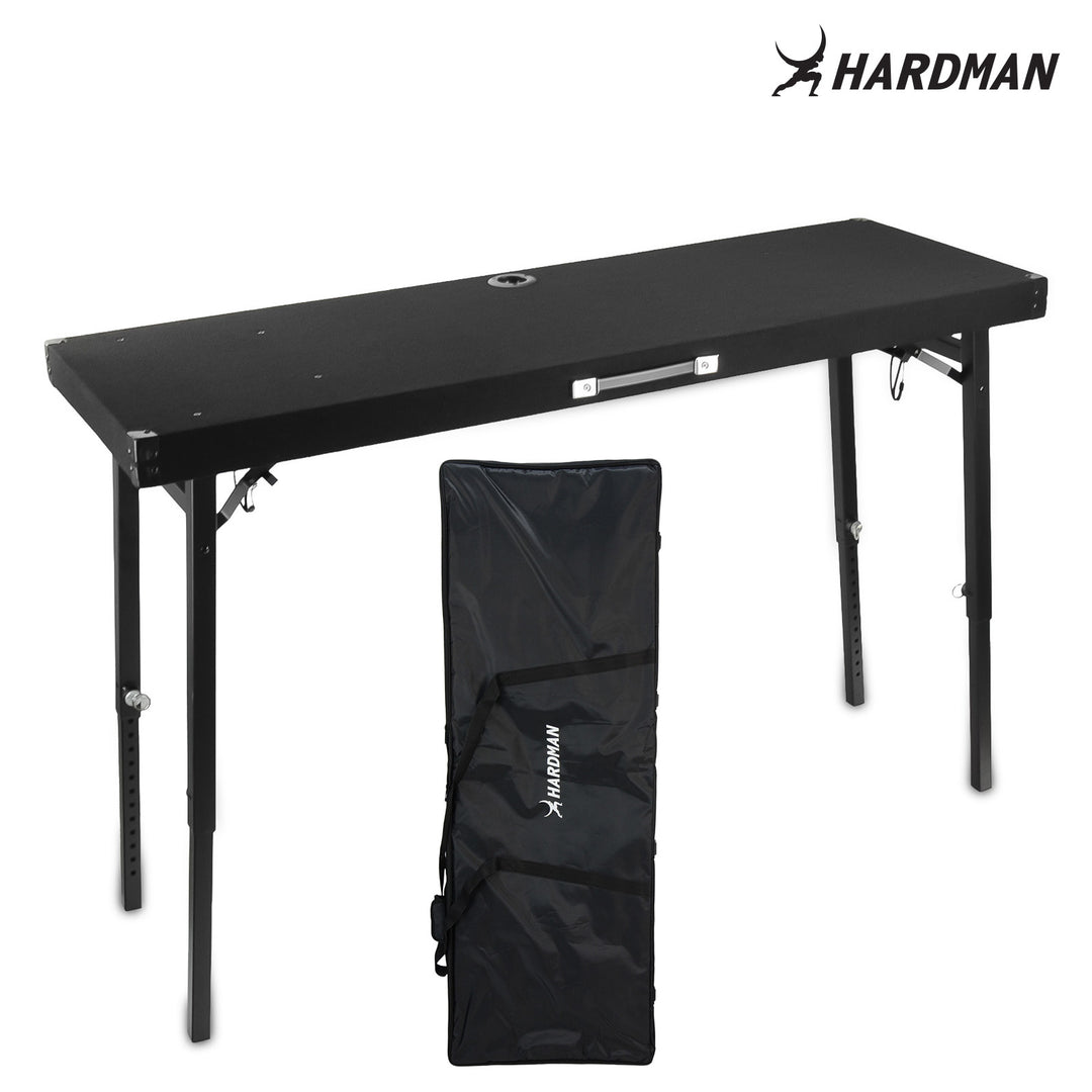 Hardman DTS1 klappbarer DJ-Tisch, 154 x 52 cm, mit Tasche