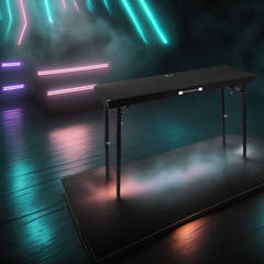 Hardman DTS1 klappbarer DJ-Tisch, 154 x 52 cm, mit Tasche