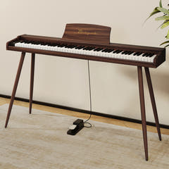 Mielczewski digitalpiano mit Metallbeinen, braun