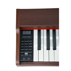 Mielczewski digitalpiano mit Metallbeinen, braun