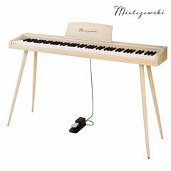 Mielczewski digitalpiano mit Metallbeinen, beige