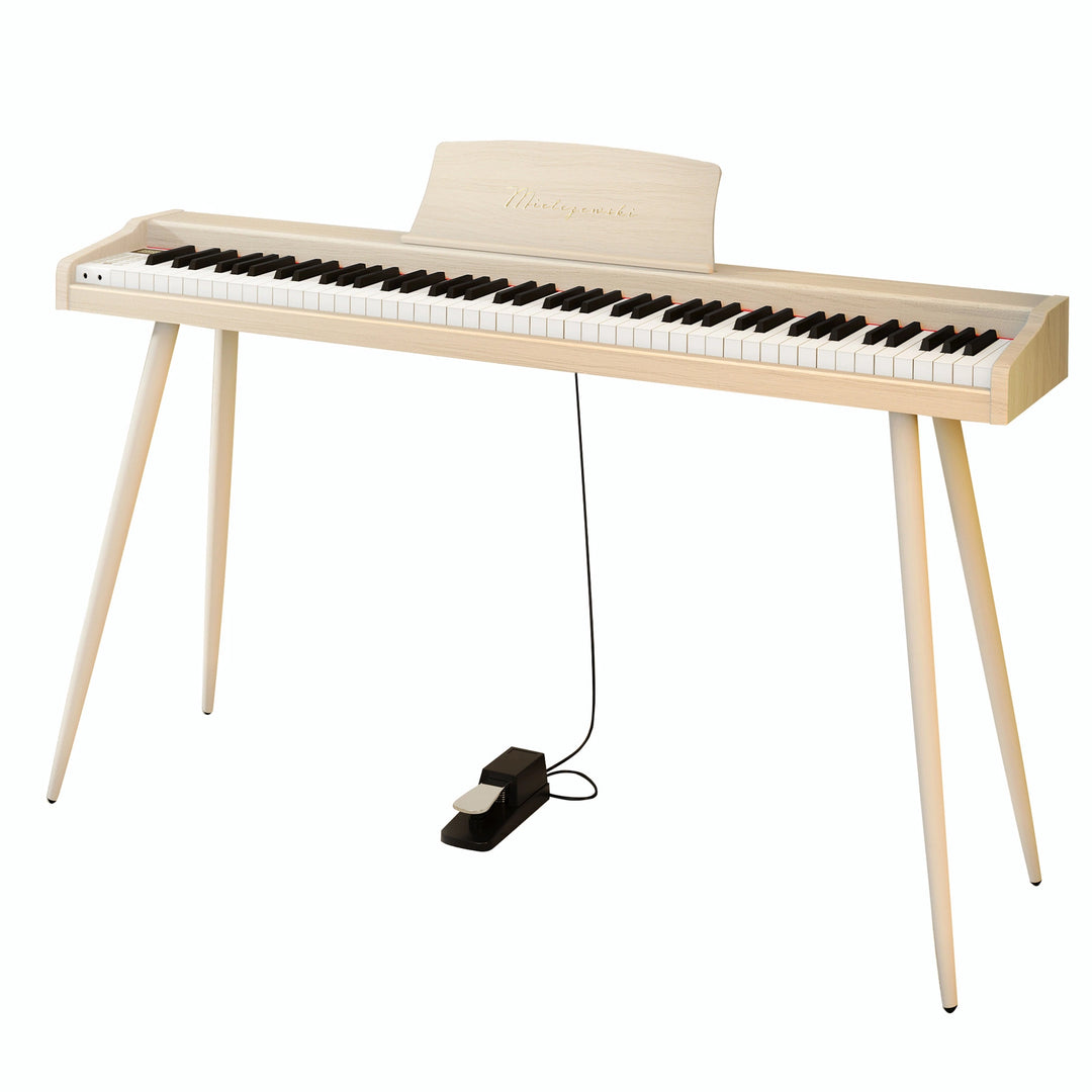 Mielczewski digitalpiano mit Metallbeinen, beige