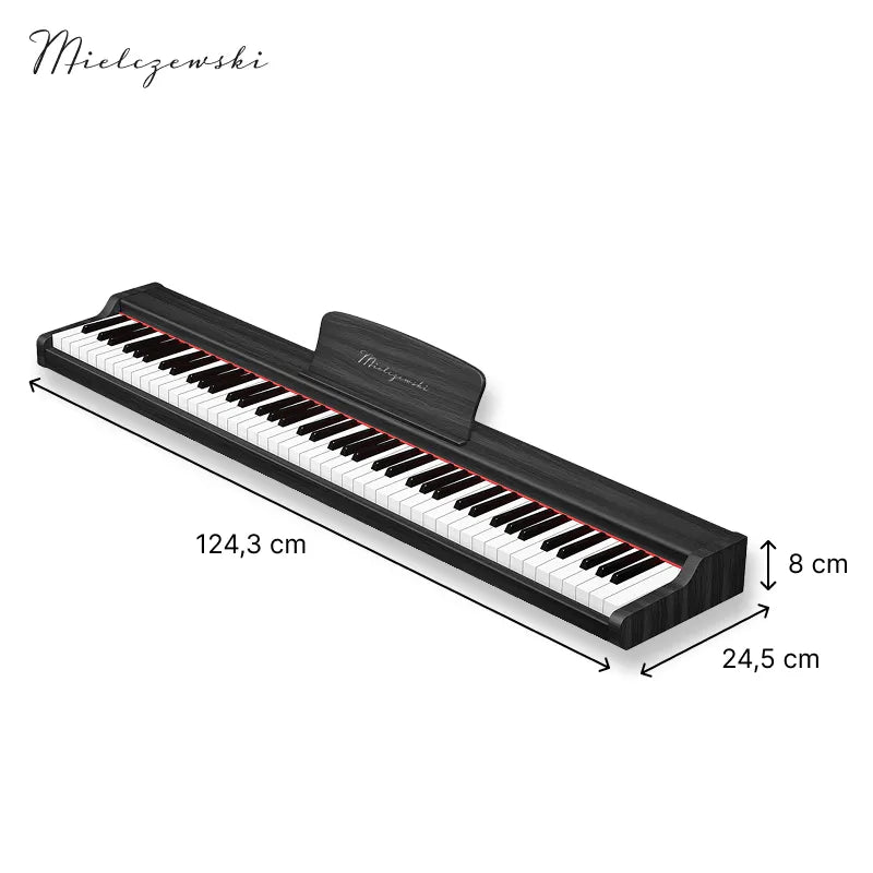 Mielczewski Canzona digitalpiano, schwarz