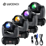 Lucendi BEAM100 moving head, Set mit 4 Stück und case