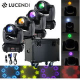 Lucendi BEAM100 moving head, Set mit 4 Stück und case