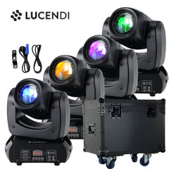 Lucendi BEAM100 moving head, Set mit 4 Stück und case