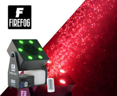 Firefog Bubble Max 1 Seifenblasenmaschine mit LED, DMX und Fernbedienung