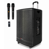 Audioport V15 tragbarer aktiver Lautsprecher mit 500 W und 2 mikrofonen