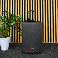 Audioport V15 tragbarer aktiver Lautsprecher mit 500 W und 2 mikrofonen