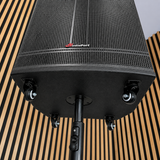 Audioport V15 tragbarer aktiver Lautsprecher mit 500 W und 2 mikrofonen