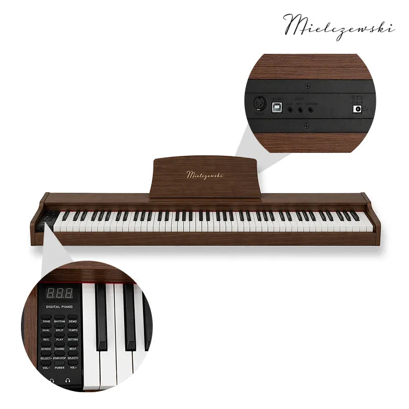 Mielczewski Tiento digitalpiano, braun