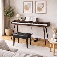 Mielczewski Virelai digitalpiano mit Beinen, dunkelbraun
