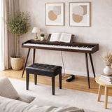 Mielczewski Virelai digitalpiano mit Beinen, dunkelbraun