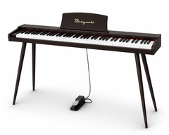 Mielczewski Virelai digitalpiano mit Beinen, dunkelbraun