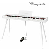 Mielczewski Virelai digitalpiano mit Beinen, weiß