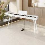 Mielczewski Virelai digitalpiano mit Beinen, weiß