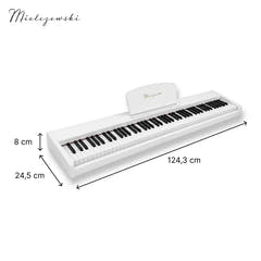 Mielczewski Canzona digitalpiano, weiß