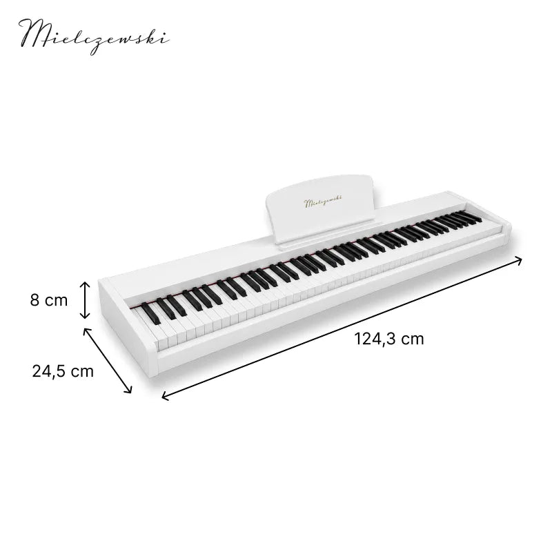 Mielczewski Canzona digitalpiano, weiß