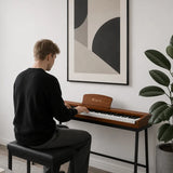 Mielczewski Canzona digitalpiano, helles Mahagoni