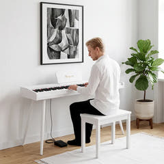 Mielczewski Canzonetta digitalpiano mit Beinen, weiß