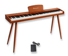 Mielczewski Canzonetta digitalpiano mit Beinen, helles Mahagoni