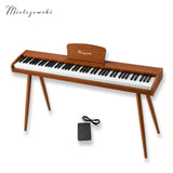Mielczewski Canzonetta digitalpiano mit Beinen, helles Mahagoni