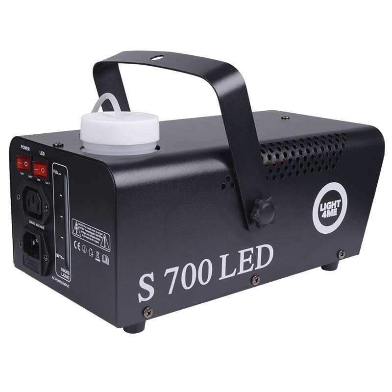 LIGHT4ME S 700W LED-Rauchnebelmaschinen-Effektgenerator mit Fernbedienung