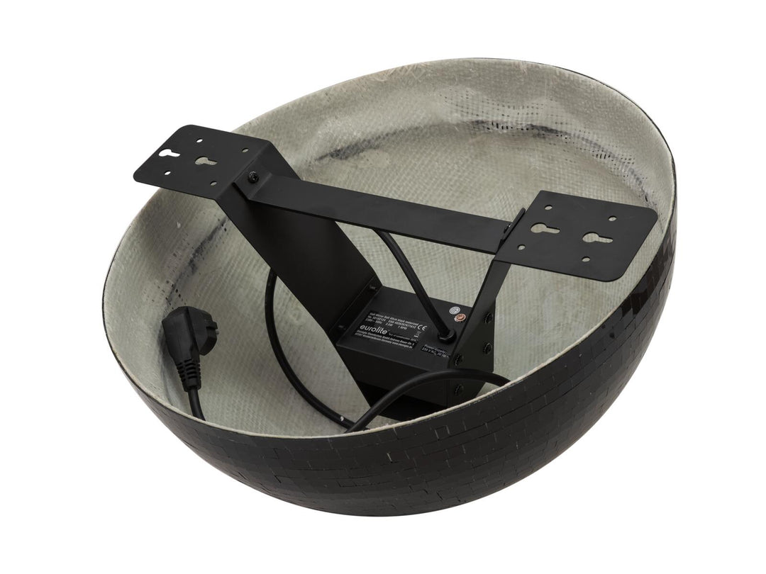 EUROLITE Halbspiegelkugel 40cm schwarz motorisiert