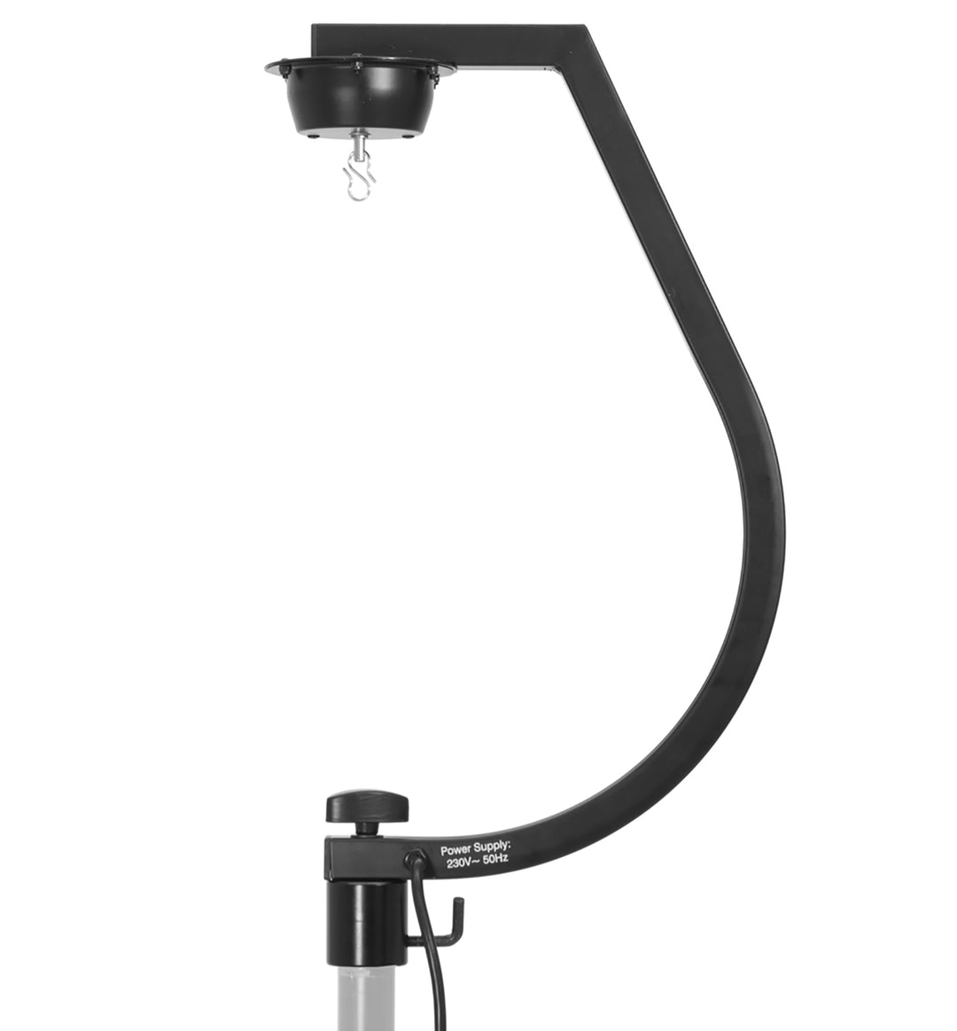 Halter mit Motor für Spiegelkugeln bis 30cm (Schwarz)