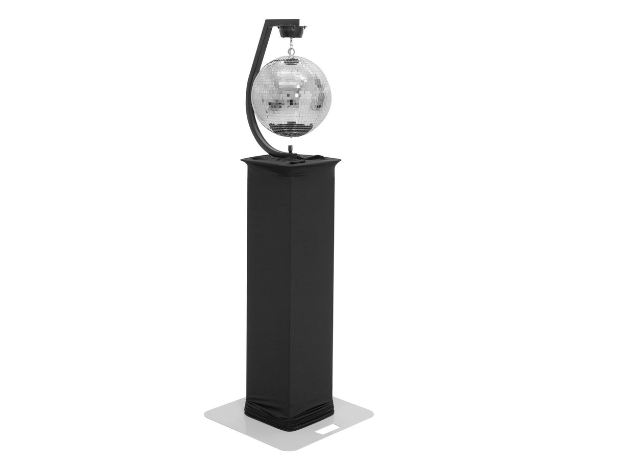 Holder with motor for mirror balls up to 50cm (Black)