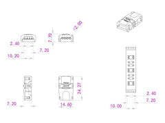 EUROLITE LED Strip Flexible Connector 4-polig 10mm