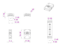 EUROLITE LED Strip Flexibler Verbinder 5-polig 12mm