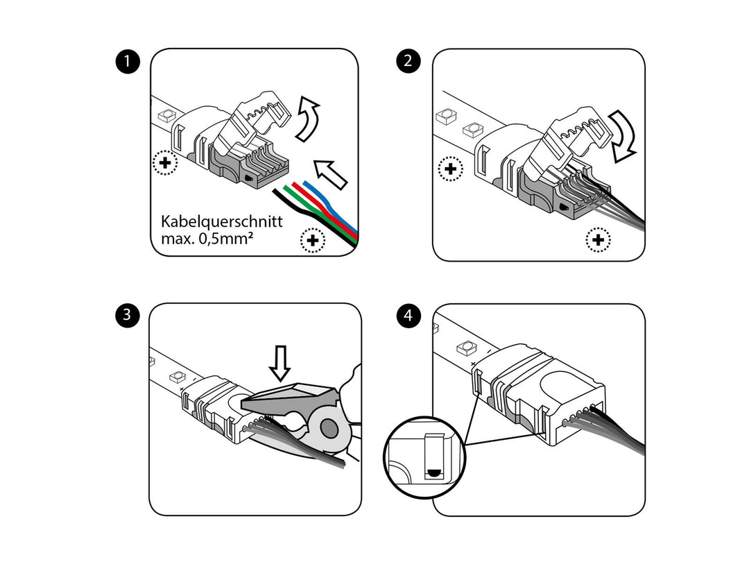 EUROLITE LED Strip Flexibler Verbinder 2-polig 10mm