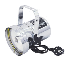 EUROLITE T-36 Punktstrahler mit Stecker, silber