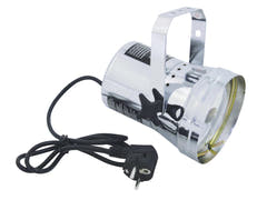 EUROLITE T-36 Punktstrahler mit Stecker, silber