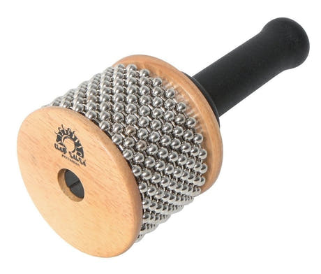 GEWA Club Salsa cabasa aus Holz mit Metallkugelkette