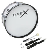 Basix Junior Marschtrommel 22" x 7", weiß