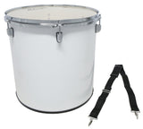 Basix Surdo 16" x 16", weiß, mit Tragegurt