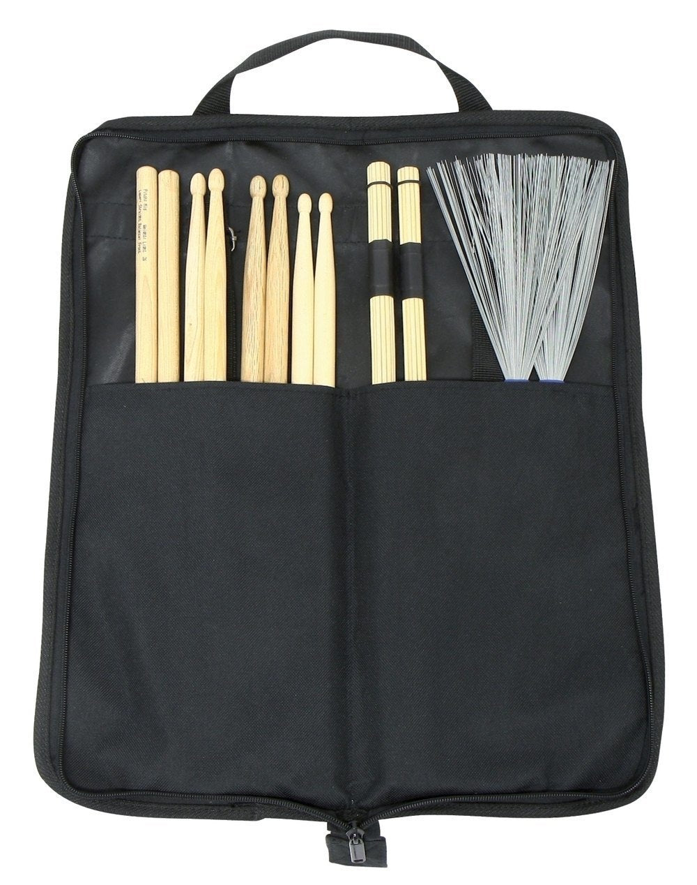 Basix Sticktasche mit 4 Paar Sticks, rods und brushes