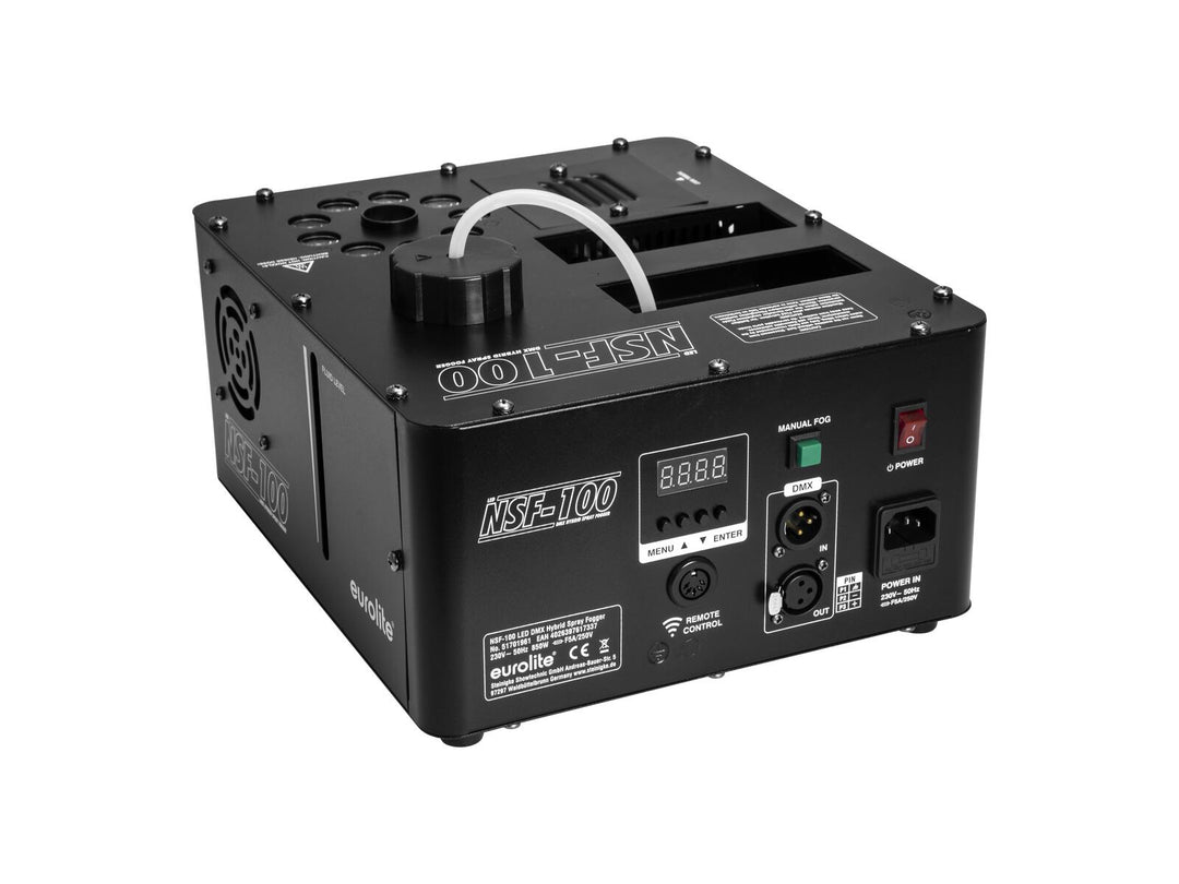 EUROLITE NSF-100 LED DMX Hybrid-Sprühnebelmaschine