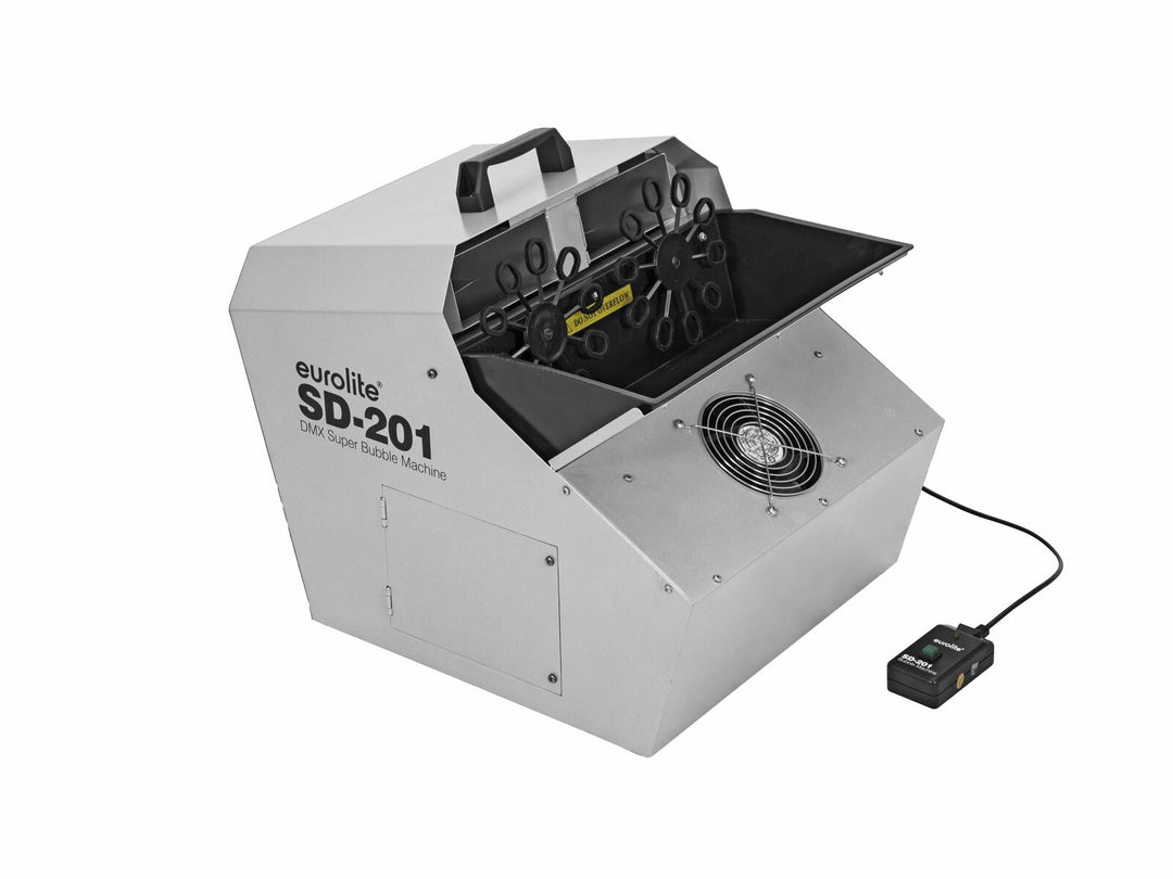 EUROLITE Set SD-201 DMX-Blasenmaschine + Blasenkonzentrat für 5l