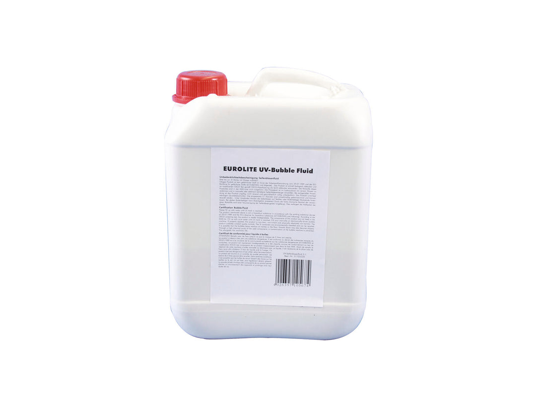 EUROLITE Set 3x UV Bubble Fluid 5l gelb + rot + blau