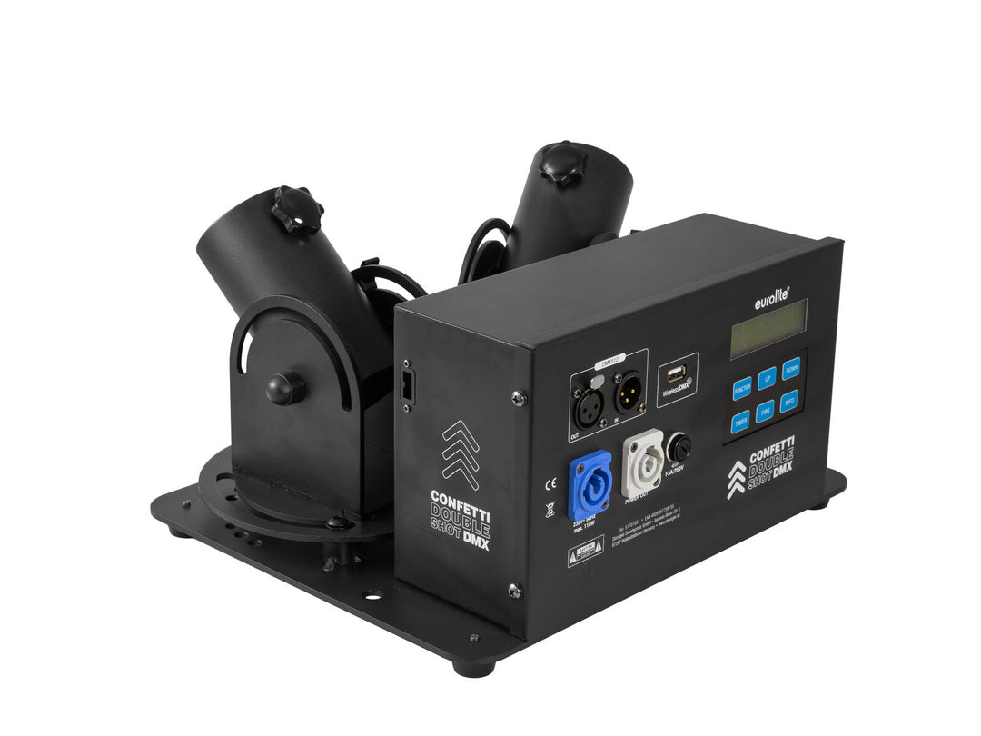EUROLITE Konfetti-Doppelschuss DMX
