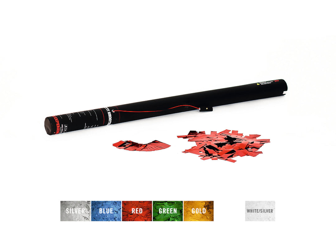 TCM FX Electric Confetti Cannon 80cm, rot metallic