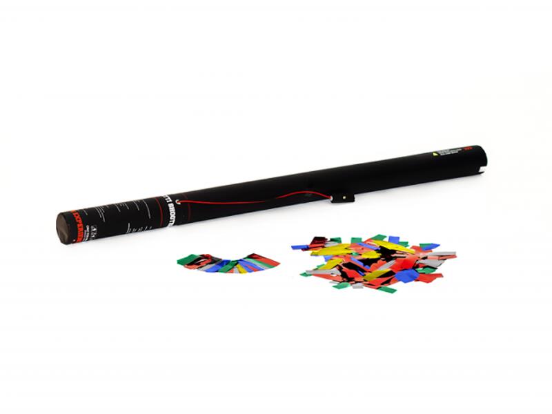 TCM FX Electric Confetti Cannon 80cm, mehrfarbig metallisch
