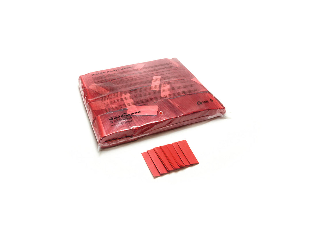 TCM FX Rechteckiges Konfetti 55x18mm, rot, 1kg
