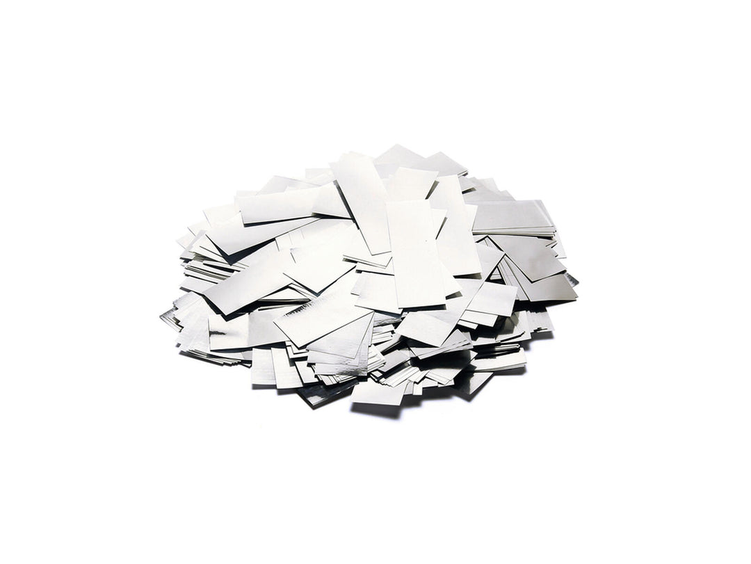 TCM FX Metallic Confetti rechteckig 55x18mm, silber, 1kg