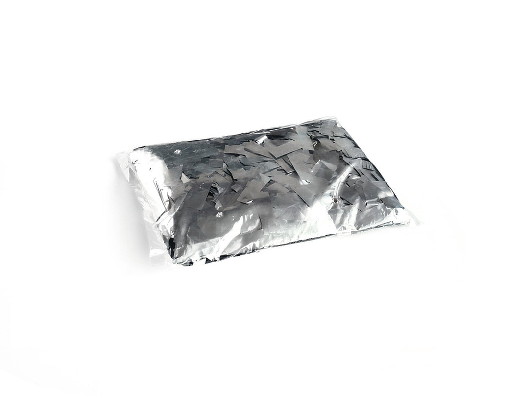 TCM FX Metallic Confetti rechteckig 55x18mm, silber, 1kg