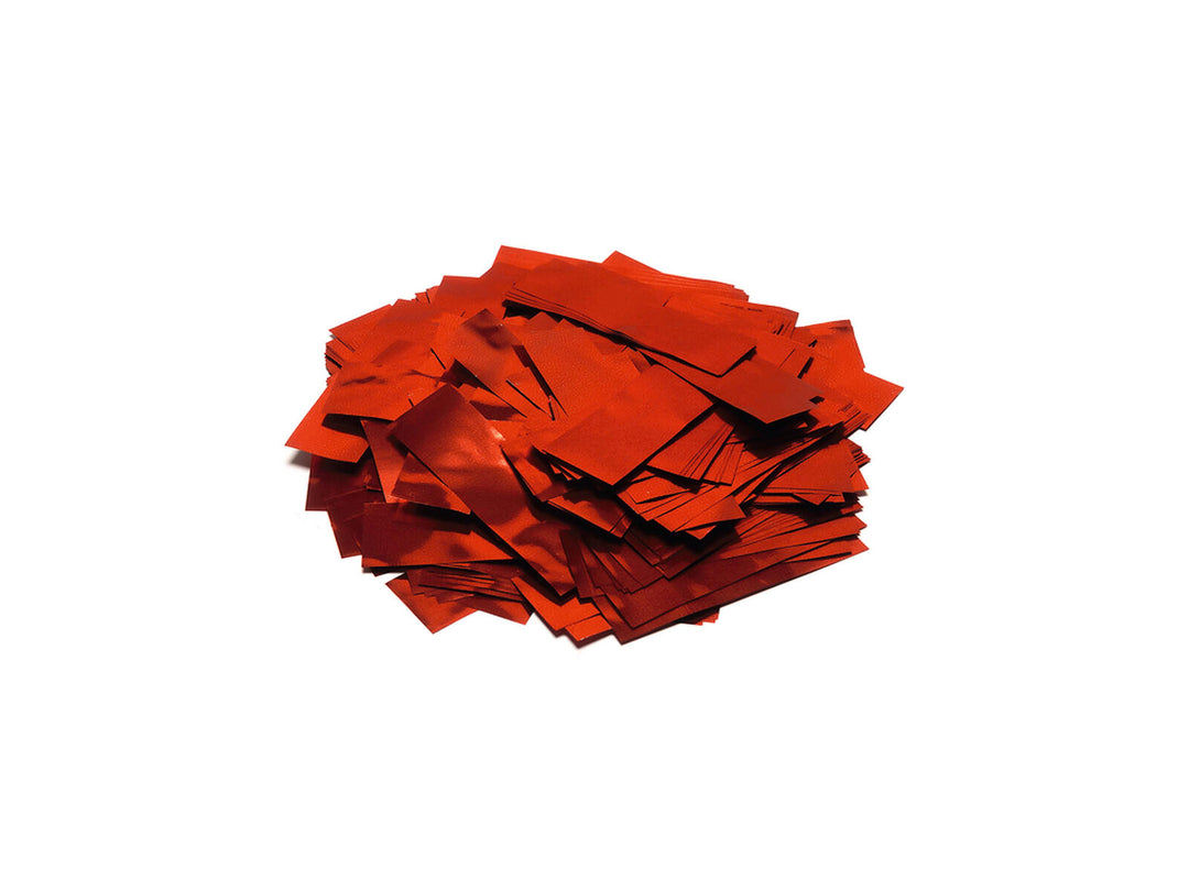 TCM FX Metallic Confetti rechteckig 55x18mm, rot, 1kg